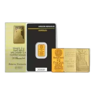2 Gram Gold Bar Carded Various Mints