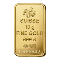 10 Gram Gold Bar - PAMP Suisse - Lady Fortuna Series - 10 g Gold Bar - .9999 Au