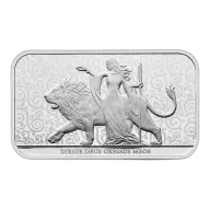 1 oz The Royal Mint Una and the Lion Silver Bar