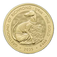 2025 Tudor Beasts Greyhound of Richmond 1/4oz Gold Coin