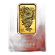2024 PAMP Lunar 'Year of the Azure Dragon' 1 oz Gold Bar (Pre-Owned)