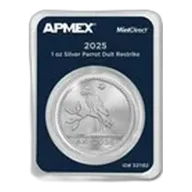 2025 Netherlands 1 oz Silver Parrot Duit (MintDirect Single)