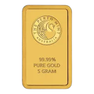 5g Perth Mint Gold Minted Bar