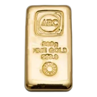 500g ABC Cast Bar Gold Bar