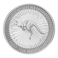 1 Oz Silver Australia Kangaroo 2021 BU