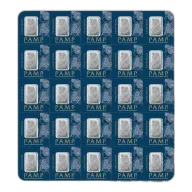 25 Gram PAMP Multigram Platinum Bar