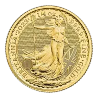 1/4 OUNCE GOLD BRITANNIA QUEEN ELIZABETH 2023