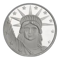1 oz Lady Liberty Silver Round