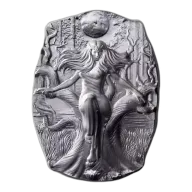 Argentia Silver Art - 10 oz Bar "Goddess Mara" - Matte