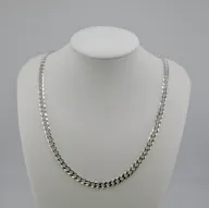 Sterling Silver 5mm Thick Curb Chain, 23in Length, 19g Hallmarked
