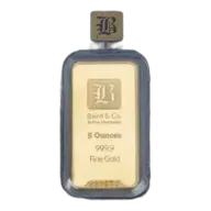 Gold 5 oz Bar Baird - Pre-Owned