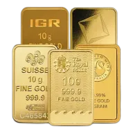 Secondary Market 10 Gram Gold Bar (Out Of Plastic)