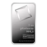 Valcambi 1 Oz Platinum Bar (In Assay)