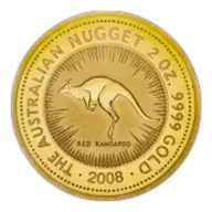 2 oz Australian Nugget Gold Coin