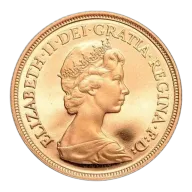 Elizabeth II Decimal Sovereign (1974-1982)