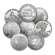 1/2oz Silver Round Various Mints