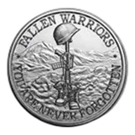 2 oz Silver Round - Battlefield Cross