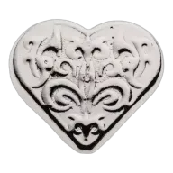 Beaver Bullion - 1 oz Silver Heart