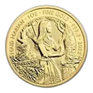 2022 Great Britain 1 oz Gold Myths & Legends: Maid Marian BU