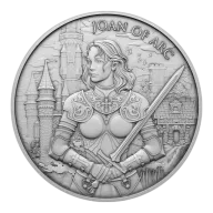 SilverTowne Legendary Warriors Joan of Arc Silver Round - 1oz