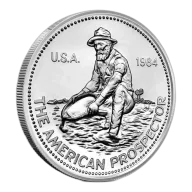 1 oz Engelhard Silver Prospectors (Eagle Reverse)