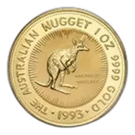 1993 Australia 1 oz Gold Kangaroo BU