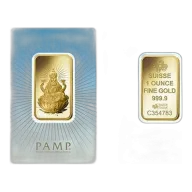 PAMP 1 Ounce Gold Lakshmi Bar