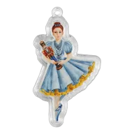 The Nutcracker - Clara Shaped 1oz Silver Coin PAMP Suisse
