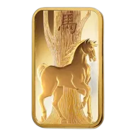 100g PAMP Gold Bar - Lunar Horse