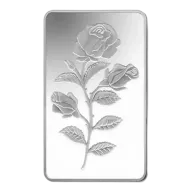 10g PAMP Silver Bar - Rosa