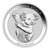 2020 1oz Australian Perth Mint Silver Koala