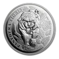 2020 Laos 1 oz Silver 500 KIP Tiger BU (Panthera Tigris)