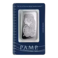 50g PAMP Platinum Bar - Fortuna