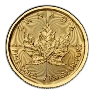 2026 Canadian Gold Maple Leaf 1/10 oz (BU)