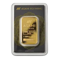 1 oz Asahi Gold Bar (with Assay)
