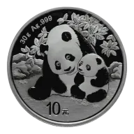 2024 Chinese Panda 30 gram 999 Silver Bullion Coin
