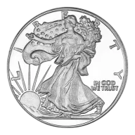 Walking Liberty Silver Round 1 oz