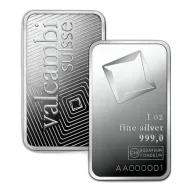 1 oz Valcambi Silver Minted Bar