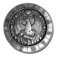 1 oz .999 Fine Silver Zodiac Round - Scorpio the Scorpion (Oct 23rd - Nov 21st)