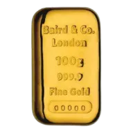 100g Baird & Co Gold Cast Bar