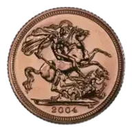 2004 Gold Half Sovereign Elizabeth II Bullion
