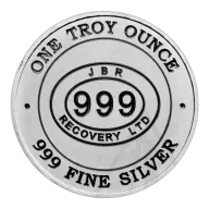 1 Oz JBR Silver Round