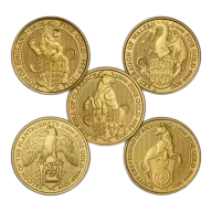 UK Gold Queen's Beasts, 1/4 oz - Misc Dated