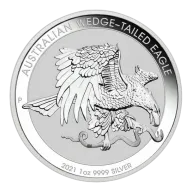 2021 $1 Wedge-Tailed Eagle 1oz Silver BU Round
