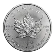 Canada 1 Oz Silver Maple Leaf BU (Dates Our Choice)