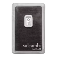 1 Gram Carded Valcambi Minted Platinum Bar
