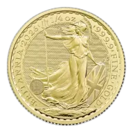 2026 British Gold Britannia King Charles 1/4 oz (BU)