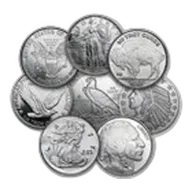 Pre-Owned 1/4 oz Silver Round