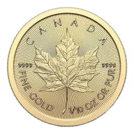 2026 Canada 1/10 Oz Gold Maple Leaf (BU)
