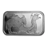 1 oz Silver Bar - SilverTowne Prospector (Vintage)